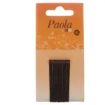 Asuer Horquilla Con Bolita 5cm Negro Paola 12uds